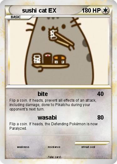 Pokemon sushi cat EX