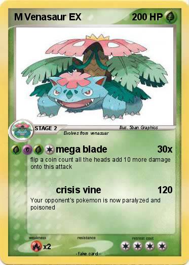 Pokemon M Venasaur EX
