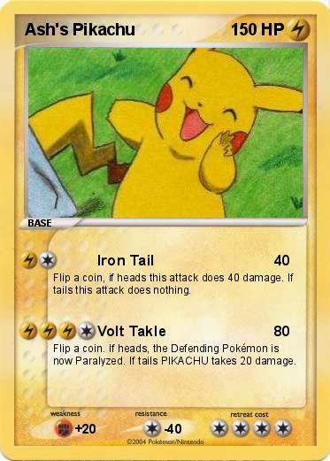 Pokemon Ash's Pikachu