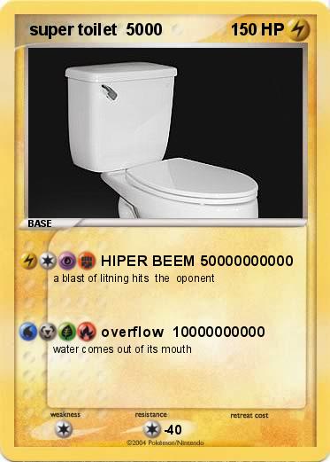 Pokemon  super toilet  5000
