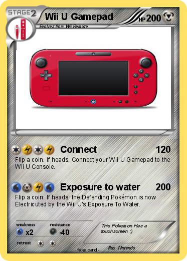 Pokemon Wii U Gamepad