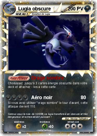 Pokemon Lugia obscure