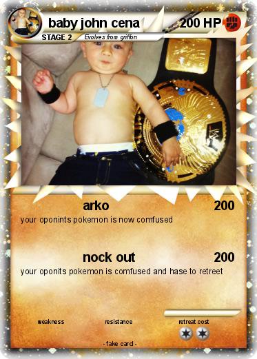 Pokemon baby john cena