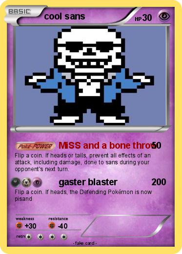 Pokemon cool sans