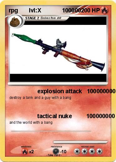 Pokemon rpg       lvl:X             100000