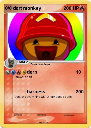 Pokemon 0/0 dart monkey