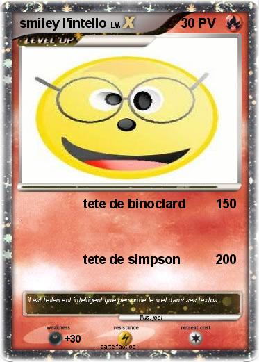 Pokemon smiley l'intello