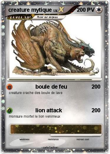 Pokemon creature mytique