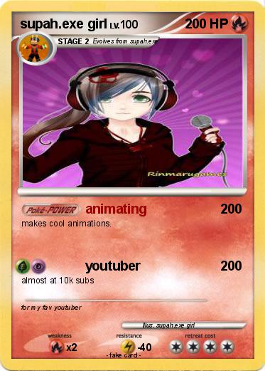 Pokemon supah.exe girl