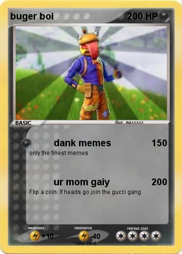 Pokemon buger boi