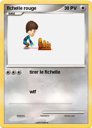 Pokemon fichelle rouge