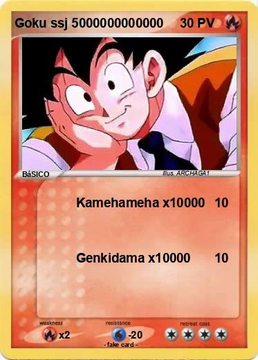 Pokemon Goku ssj 5000000000000
