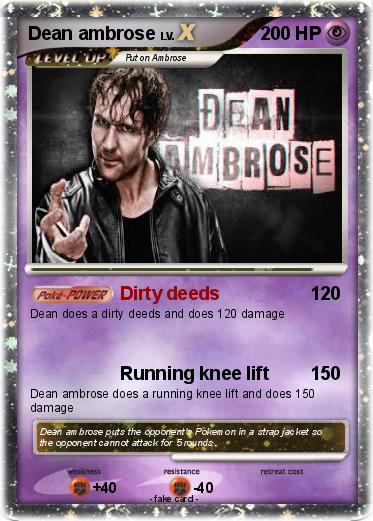 Pokemon Dean ambrose