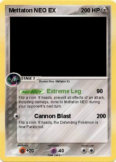 Pokemon Mettaton NEO EX