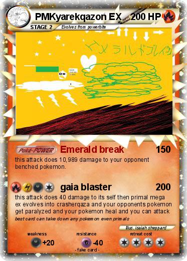 Pokemon PMKyarekqazon EX