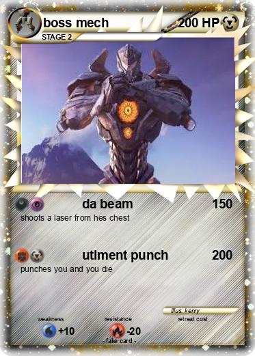 Pokemon boss mech