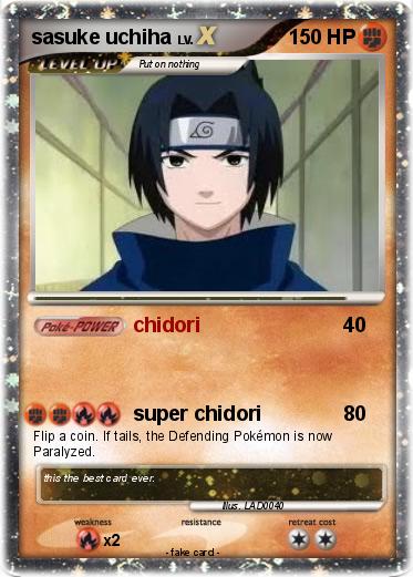 Pokemon sasuke uchiha