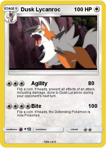 Pokemon Dusk Lycanroc