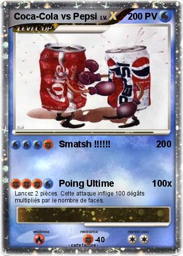 Pokemon Coca-Cola vs Pepsi