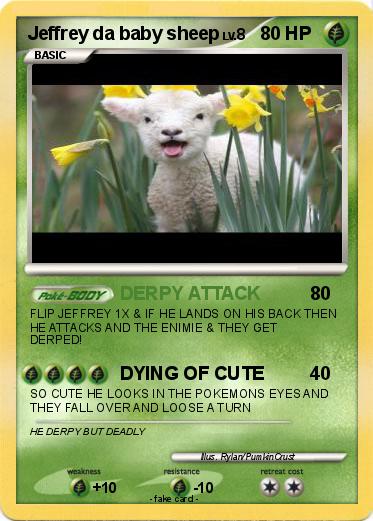 Pokemon Jeffrey da baby sheep