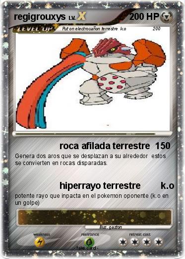 Pokemon regigrouxys