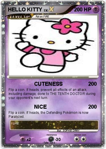 Pokemon HELLO KITTY