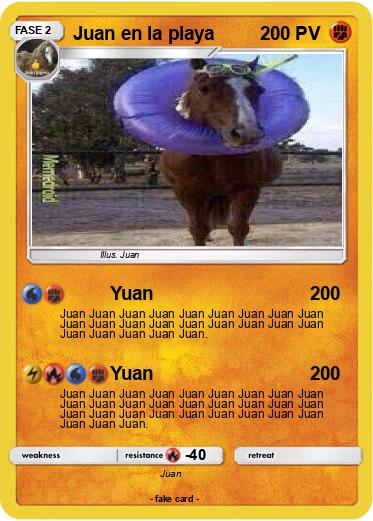 Pokemon Juan en la playa