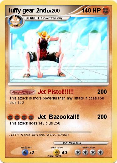 Pokemon luffy gear 2nd