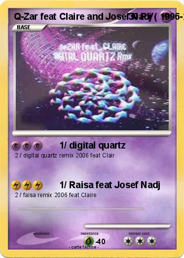 Pokemon Q-Zar feat Claire and Josef Nadj ( 1996-2006 ) mixte
