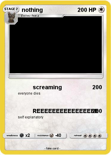 Pokemon nothing