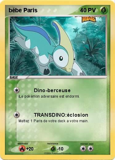 Pokemon bébe Paris