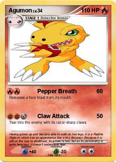 Pokemon Agumon