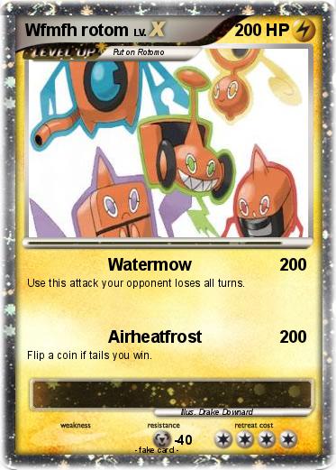 Pokemon Wfmfh rotom