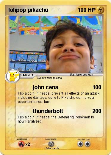 Pokemon lolipop pikachu