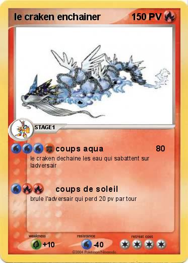 Pokemon le craken enchainer