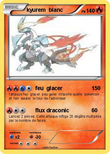Pokemon kyurem  blanc