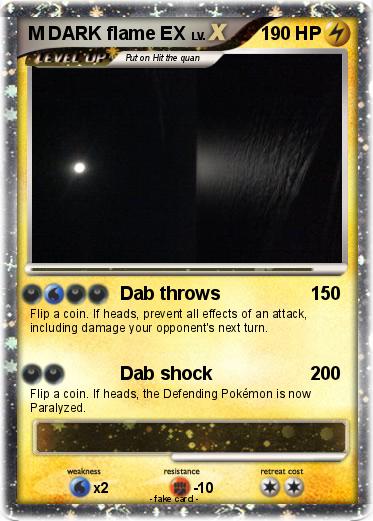 Pokemon M DARK flame EX