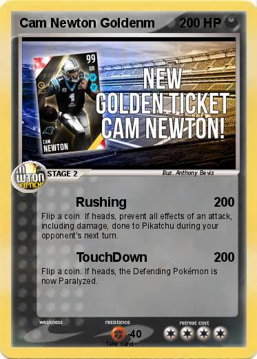 Pokemon Cam Newton Goldenm