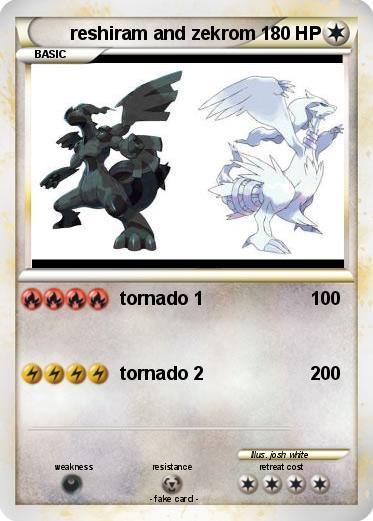 Pokemon reshiram and zekrom