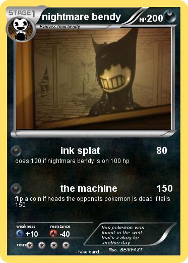Pokemon nightmare bendy