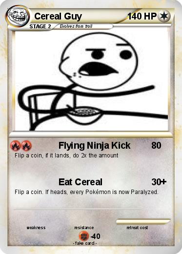 Pokemon Cereal Guy
