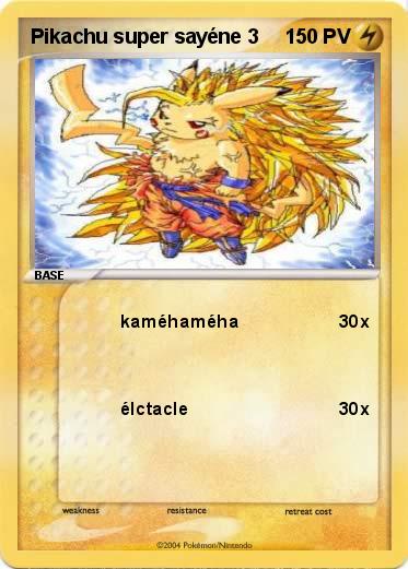 Pokemon Pikachu super sayéne 3