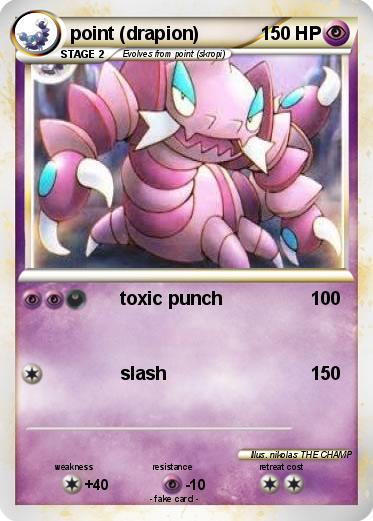 Pokemon point (drapion)