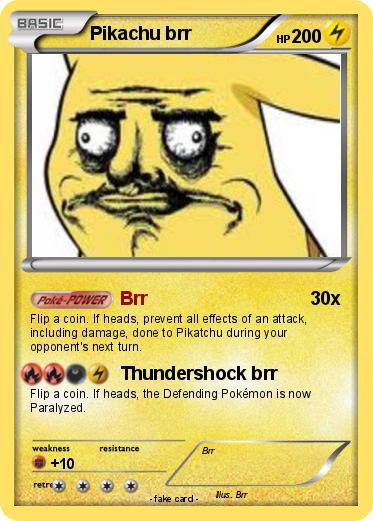 Pokemon Pikachu brr