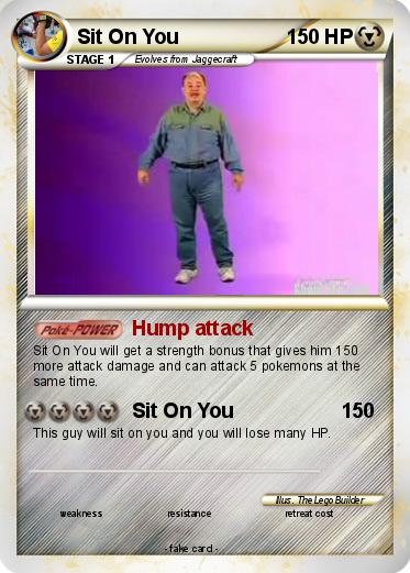 Pokemon Sit On You