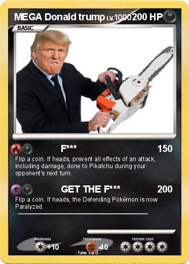 Pokemon MEGA Donald trump