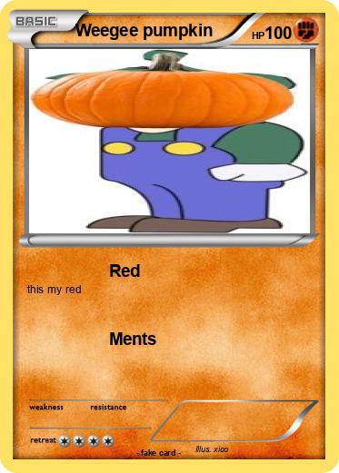 Pokemon Weegee pumpkin