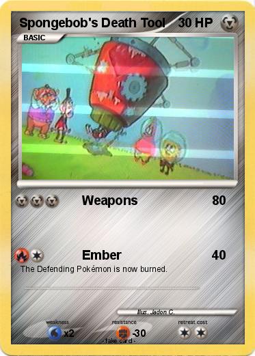 Pokemon Spongebob's Death Tool