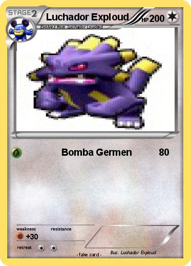 Pokemon Luchador Exploud