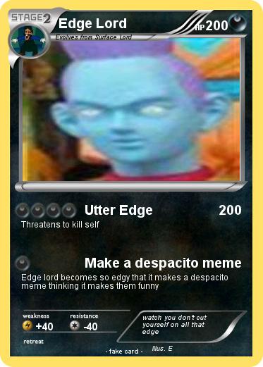 Pokemon Edge Lord